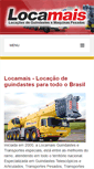 Mobile Screenshot of locamaisguindastes.com.br