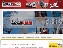 Tablet Screenshot of locamaisguindastes.com.br